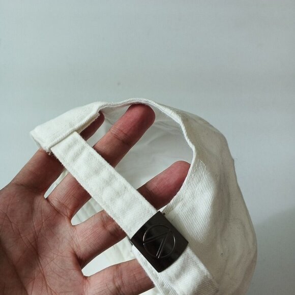 NORTH & ACRUX Embroidered Baseball Cap Hat One Size Men Activewear Gym White - Picture 7 of 9